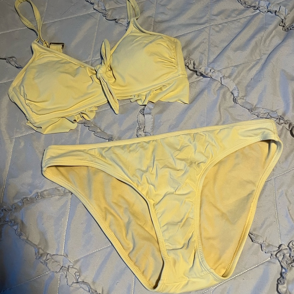 Yellow bikini